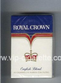 Royal Crown English Blend cigarettes hard box