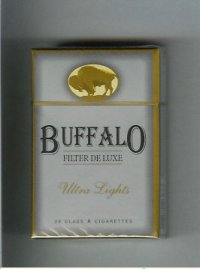 Buffalo Ultra Lights cigarettes Filter De Luxe