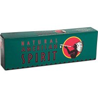 American Spirit Cigarettes Menthol Full Bodied Dark Green Box