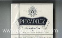 Piccadilly Number One Cigarettes wide flat hard box