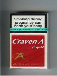 Craven A Light cigarettes