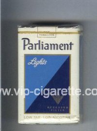 Parliament Lights Recessed Filter cigarettes soft box