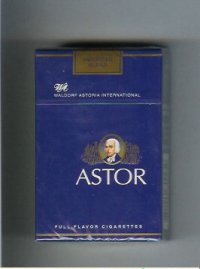 Astor Waldorf Astoria International cigarettes American Blend Full Flavor