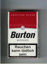 Burton Modern cigarette American Blend Germany