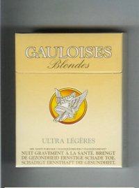 Gauloises Blondes 25s Ultra Legeres Cigarettes hard box