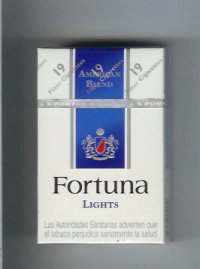 Fortuna American Blend Lights cigarettes hard box