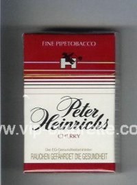 Peter Heinrichs Cherry Fine Pipetobacco cigarettes hard box