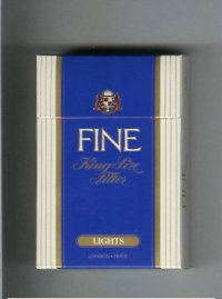 Fine Lights cigarettes hard box