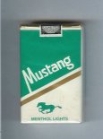 Mustang Menthol Lights cigarettes soft box