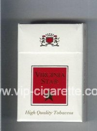 Virginia Star cigarettes white and red hard box