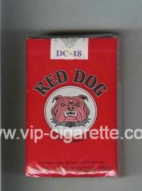 Red Dog cigarettes red soft box