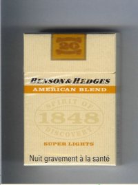 Benson Hedges American Blend Super Lights cigarettes France