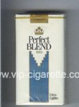 Perfect Blend 100s Ultra Lights cigarettes soft box