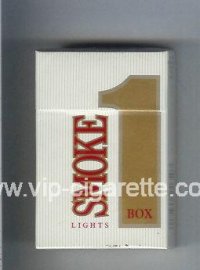 Smoke 1 Lights Box cigarettes hard box