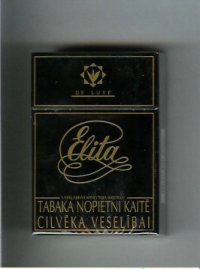 Elita De Lue cigarettes hard box
