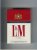 L&M Rich Mellow Distinctively Smooth Filters cigarettes hard box