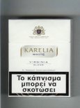 Karelia White Virginia Blend 25s cigarettes hard box Karelia White Virginia Blend 25s cigarettes hard box