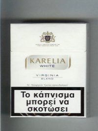 Karelia White Virginia Blend 25s cigarettes hard box