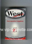 West 'R' Formula Lights American Blend cigarettes hard box West 'R' Formula Lights American Blend cigarettes hard box