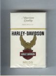 Harley-Davidson Milds cigarettes hard box