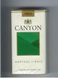 Canyon Menthol Lights 100s cigarettes