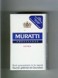 Muratti Ambassador Extra cigarettes hard box