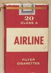 Airline Class A Filter Cigarettes red