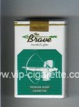 The Brave Menthol Lights Premium Blend cigarettes soft box