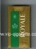 Royale Menthol 100s cigarettes gold and green soft box