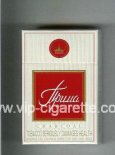 Prima De Luxe Charcoal white and red cigarettes hard box