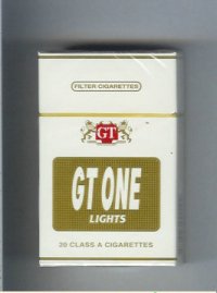 GT One Lights Filter cigarettes hard box