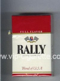 Rally Full Flavor Blend of USA cigarettes hard box