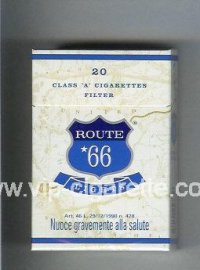 Route 66 United Lights cigarettes hard box