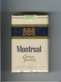 Montreal Extra Suave cigarettes soft box
