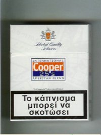 Cooper International American Blend cigarettes Select Quality Tobaccos