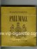 Pall Mall Famous Cigarettes Filter Tipped gold 100s cigarettes wide flat hard box