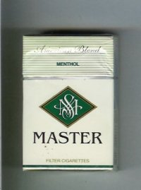 Master American Blend Menthol cigarettes hard box