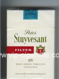 Peter Stuyvesant Filter 100s 25 cigarettes hard box