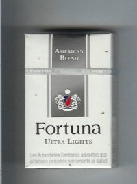 Fortuna American Blend Ultra Lights cigarettes hard box