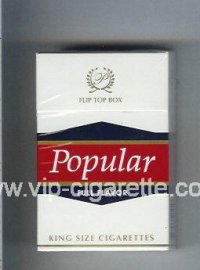 Popular Full Flavor white and red and black cigarettes hard box