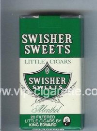 Swisher Sweets Menthol 100s Little Cigars Cigarettes soft box