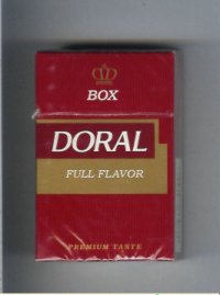 Doral Premium Taste Full Flavor cigarettes hard box