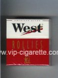 West 'R' Rollies Full Flavor 30 American Blend cigarettes hard box West 'R' Rollies Full Flavor 30 American Blend cigarettes hard box