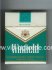 Winfield Menthol 25 Cigarettes green and white hard box