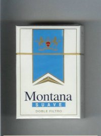 Montana Suave Doble Filtro Cigarettes hard box