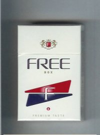 Free F '6' Premium Taste white and black and red Cigarettes hard box Free F '6' Premium Taste white and black and red Cigarettes hard box