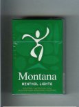 Montana Cigarettes Menthol Lights hard box