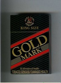 Gold Mark King Size cigarettes hard box