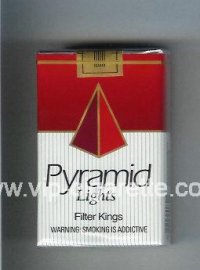 Pyramid Lights Filte Kings cigarettes soft box