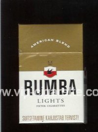 Rumba Lights American Blend cigarettes hard box